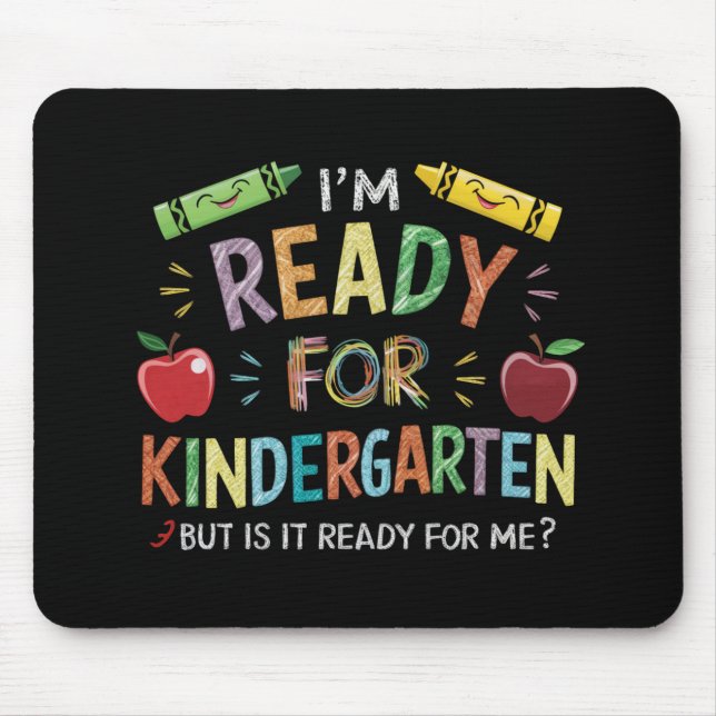 Mousepad Primeiro Dia das Crianças no Jardim de Infância Di (Frente)