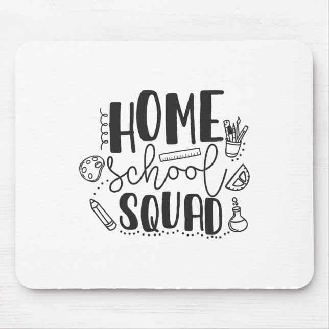 Mousepad Primeiro Dia De Aula Equipe De Ensino Em Casa Prof (Frente)