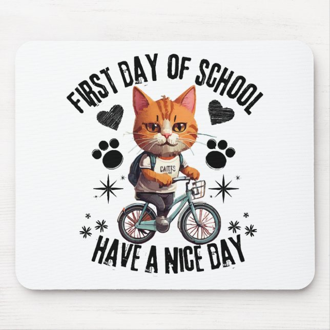 Mousepad Primeiro Dia De Aula Tenha Um Bom Dia (Frente)