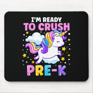 Mousepad Primeiro dia de pré-escola Estou pronto para esmag