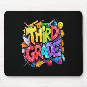 Mousepad Primeiro Dia Do Terceiro Ano Floral Bundle Para Pr