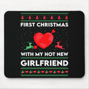 Mousepad Primeiro Natal Com Minha Nova Namorada Homens Feio