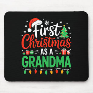 Mousepad Primeiro Natal como uma Avó Correspondente à Nova
