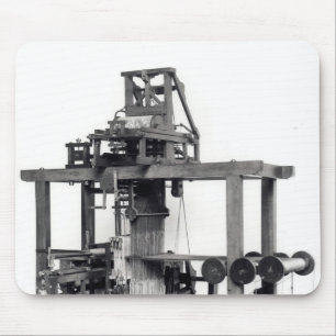 Mousepad Primeiro tear inteiramente automatizado