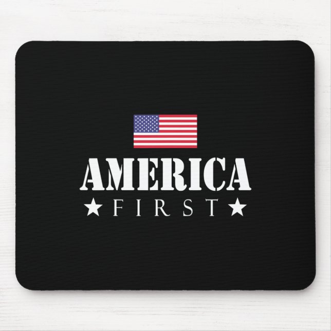 Mousepad Primeiro Trump 2024 América Primeiro (Frente)