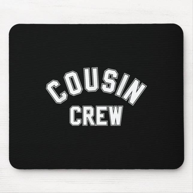 Mousepad Primo Crew Crianças Mulheres Meninas Engraçadas Pr (Frente)