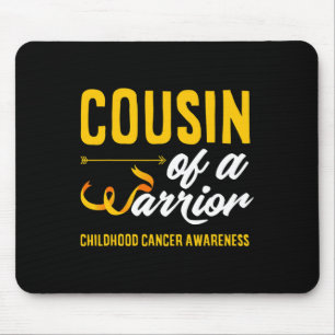 Mousepad Primo de um Guerreiro Conscientização do Câncer In