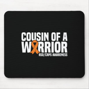 Mousepad Primo De Um Guerreiro Laranja Fita Awarenes