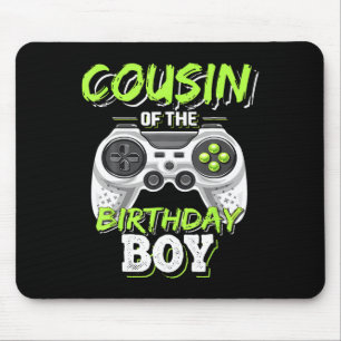 Mousepad Primo Do Garoto De Aniversário Que Corresponde Ao