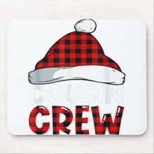 Mousepad Primo Natal Tripulação Buffalo Xadrez Vermelha Pij