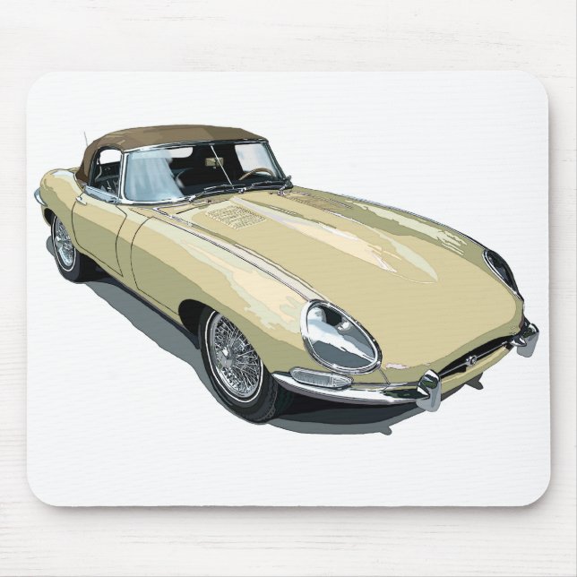 Mousepad Primrose E Type Roadster (Frente)