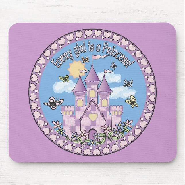 Mousepad Princesa Castle (Frente)