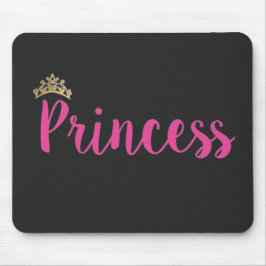 Mousepad Princesa com Letra Rosa