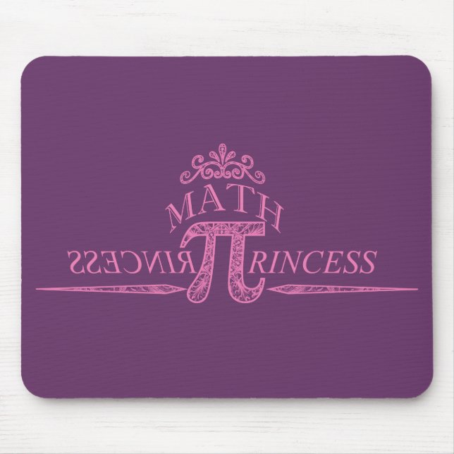 Mousepad Princesa da matemática (Frente)