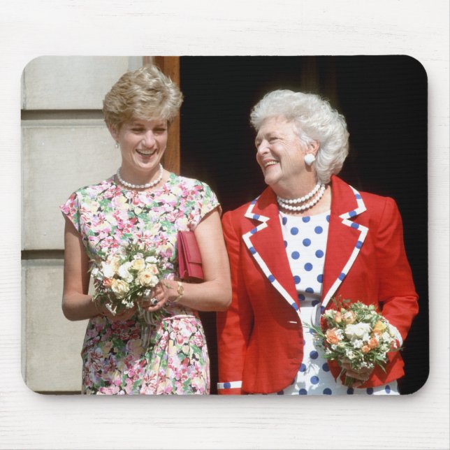 Mousepad Princesa Diana-Barbara Bush (Frente)