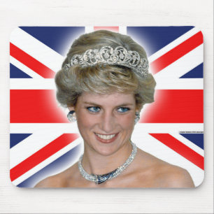 Mousepad Princesa Diana Union Jack de HRH