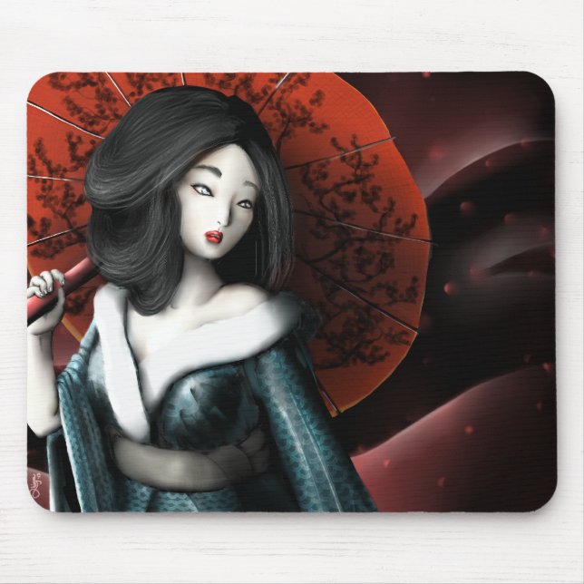 Mousepad Princesa Japonesa - Taketori Monogatari (Frente)