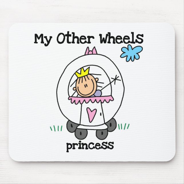 Mousepad Princesa Outras Rodas (Frente)