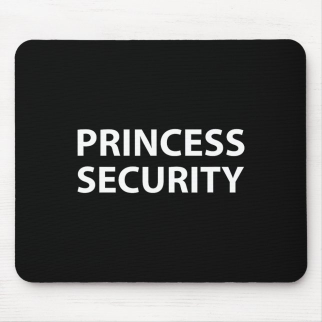 Mousepad Princesa Security Halloween Costume Men Matchi (Frente)