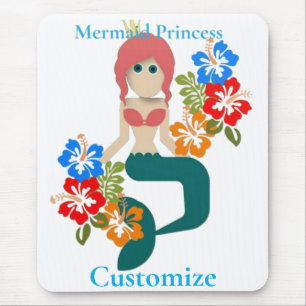 Mousepad Princesa Sereia Ruiva Thunder_Cove