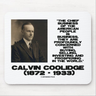 Mousepad Principal Empresa Do American Pessoas Coolidge Qte