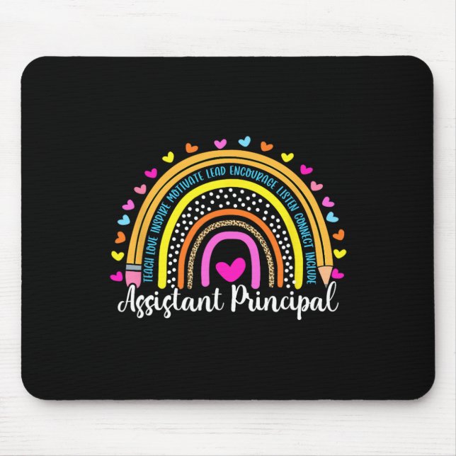 Mousepad Principal Rainbow I#39;Estará Lá Para A Escola (Frente)
