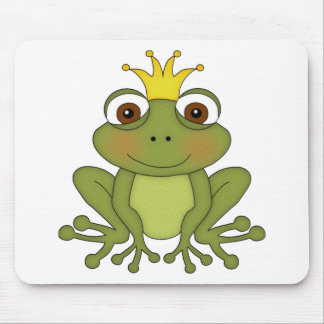 Mousepad Príncipe do sapo do conto de fadas com coroa