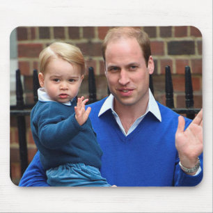 Mousepad Príncipe George e príncipe William