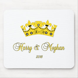 Mousepad Príncipe Harry e Meghan Royal Wedding 2018 Heart