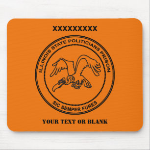 Mousepad Prisão de Políticos do Estado do Illinois