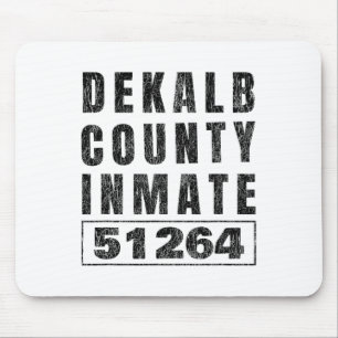 Mousepad Prisão presidida Halloween Costume Dekalb County G