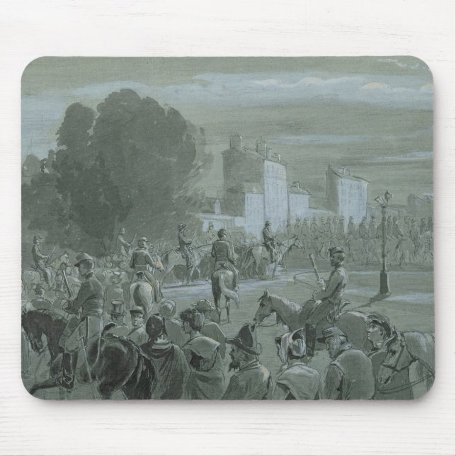 Mousepad Prisioneiros de Communard acompanhados a (Frente)
