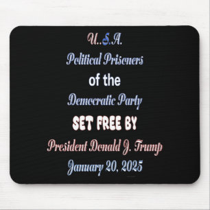 Mousepad Prisioneiros Políticos Dos Eua Libertaram-Se