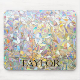 Mousepad Prismatic Stained Glass Effect - Rainbow Prismatic
