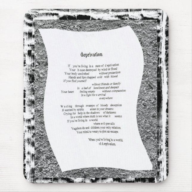 Mousepad Privação (Frente)