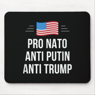Mousepad Pro Nato - Anti-Putin - Anti-Trump -, Pequeno