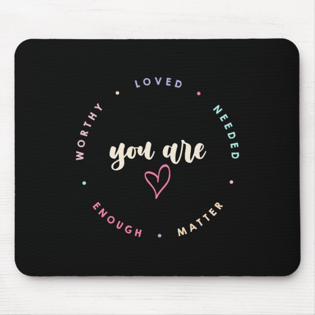 Mousepad Problema Amado E Que Precisa De Saúde Mental Sufic (Frente)