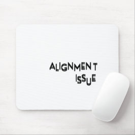Mousepad Problema de Alinhamento Tipografia Estética Precis