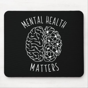 Mousepad Problema de Saúde Gráfico do Cérebro Humano Consci
