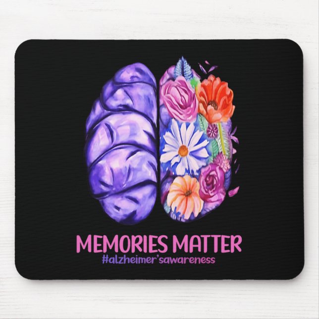 Mousepad Problema Heimer Roxo Heimer's Conscientização 1  (Frente)