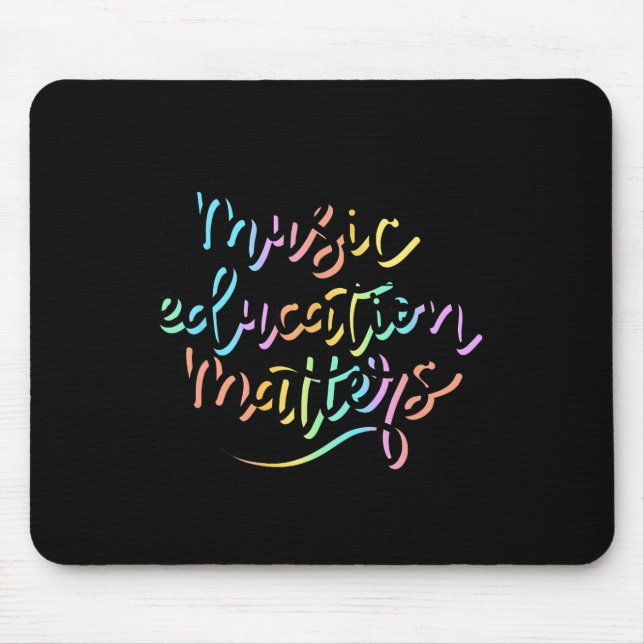 Mousepad Problemas de Educação Musical Apreciação do Profes (Frente)