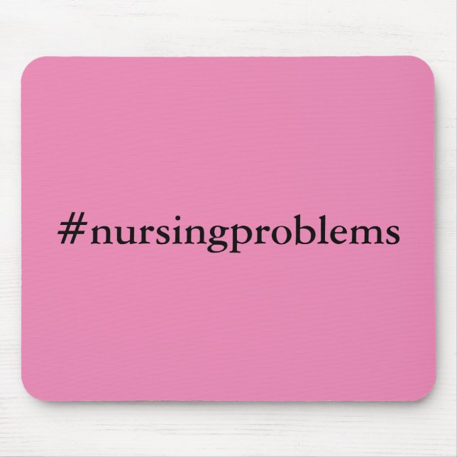 Mousepad #problemas de enfermagem (Frente)