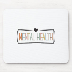 Mousepad Problemas de Saúde Cérebro Doença Mental Alarme