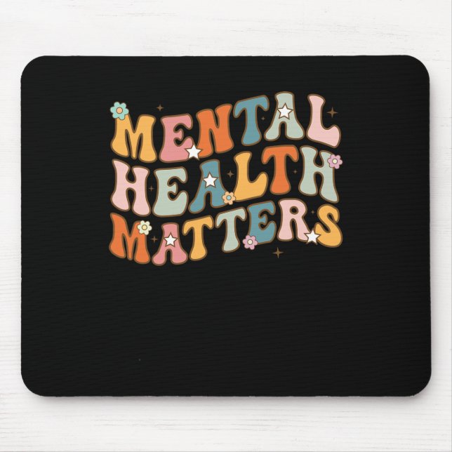 Mousepad Problemas de saúde do cérebro humano Sensibilizaçã (Frente)