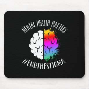 Mousepad Problemas de saúde Feliz Fim do Estigma Sensibiliz