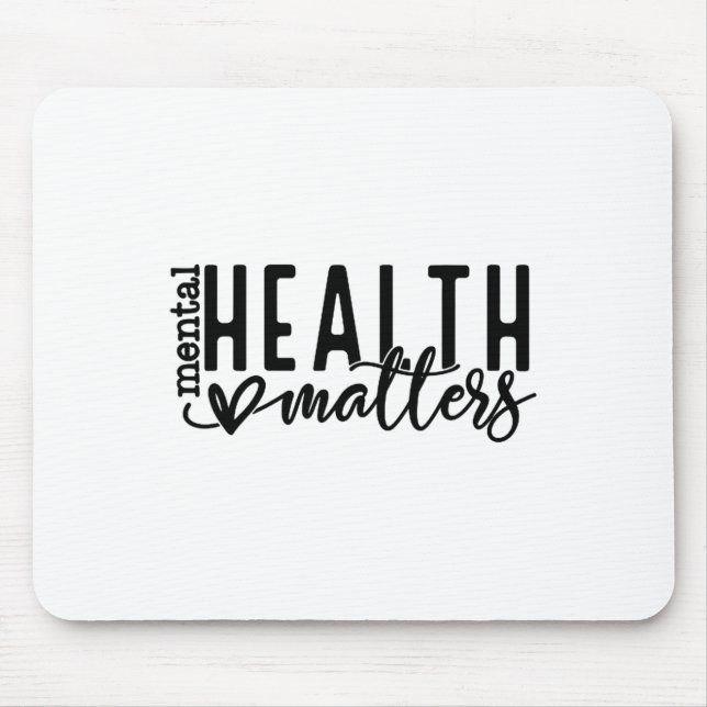 Mousepad Problemas de Saúde Retrô Doenças do Cérebro Humano (Frente)