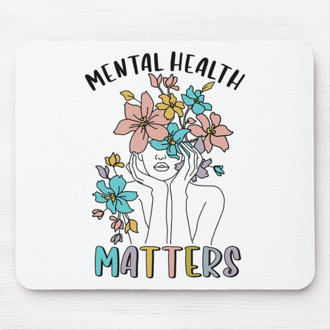 Mousepad Problemas de saúde Sensibilização Neurodiversidade (Frente)