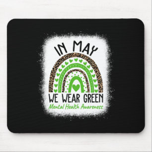 Mousepad Problemas de saúde Vestimos o Green Mental Health