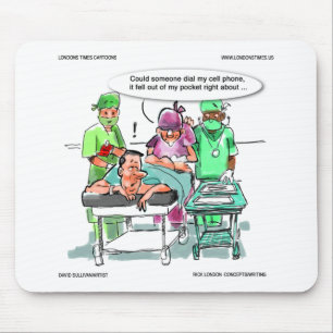 Mousepad Proctologista Perde Celular Engraçado