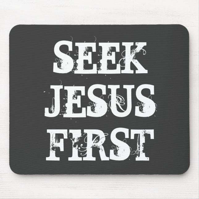 MOUSEPAD PROCURAR JESUS PRIMEIRO (Frente)